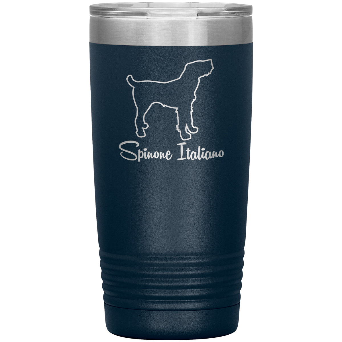 Spinone Italiano Dog Outlined Silhouette 20oz Insulated Tumbler