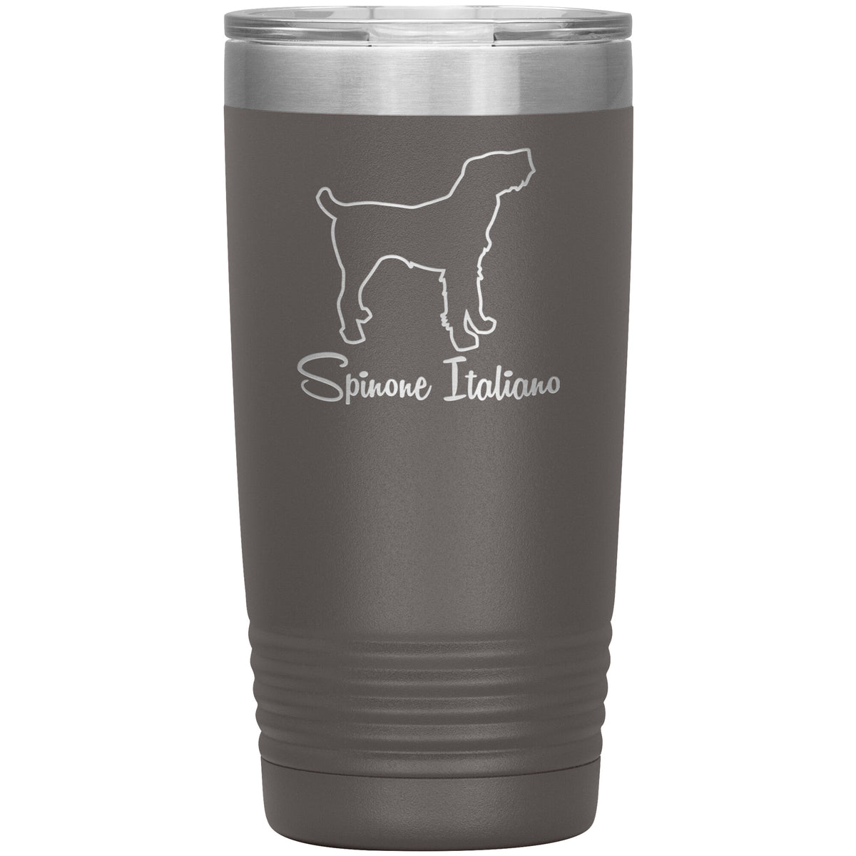 Spinone Italiano Dog Outlined Silhouette 20oz Insulated Tumbler