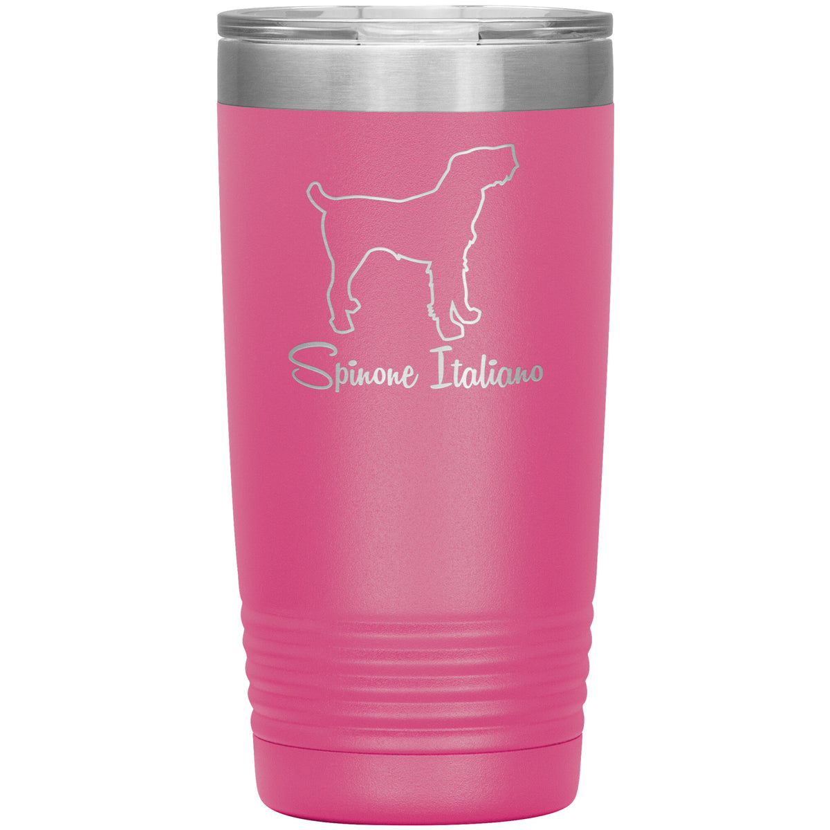 Spinone Italiano Dog Outlined Silhouette 20oz Insulated Tumbler