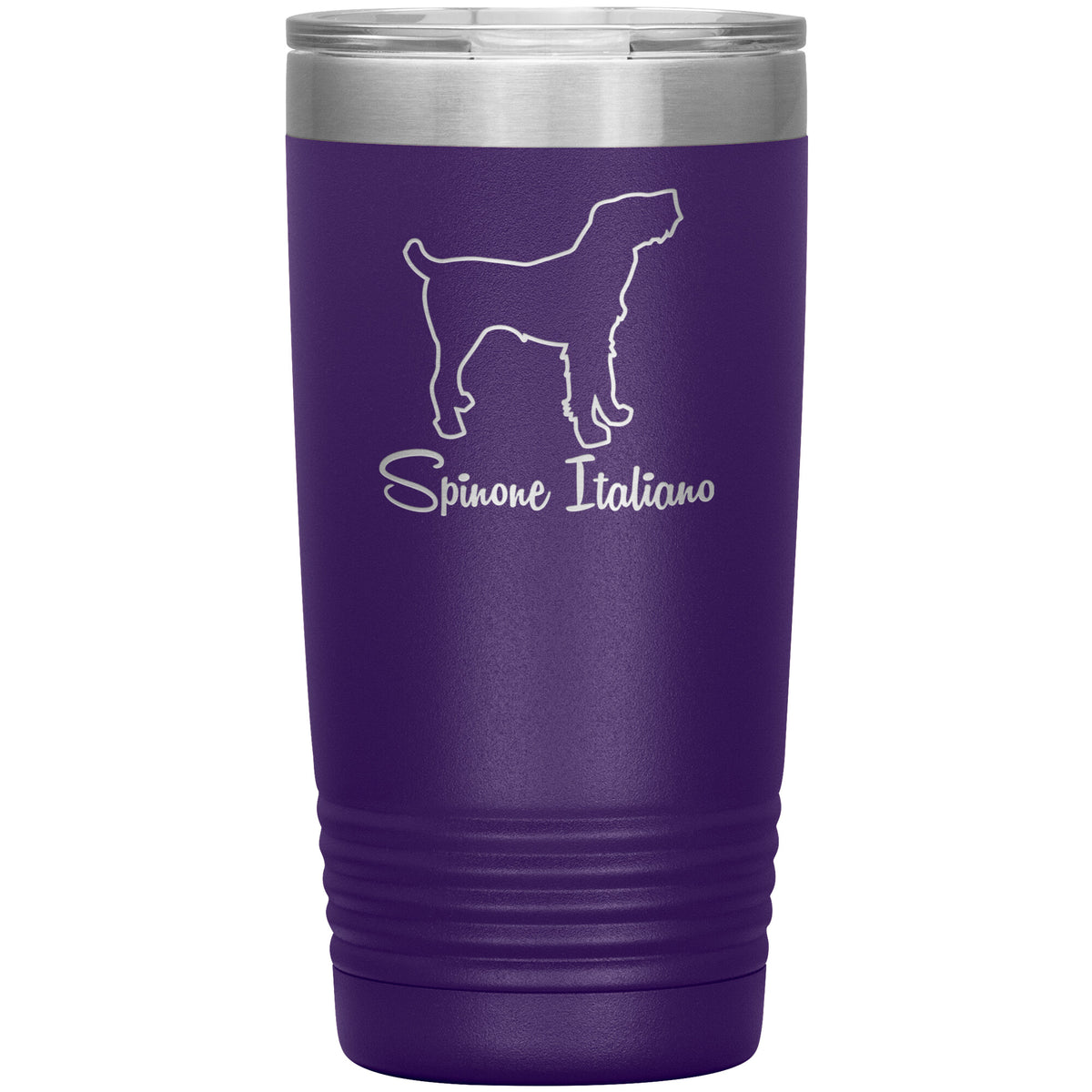 Spinone Italiano Dog Outlined Silhouette 20oz Insulated Tumbler