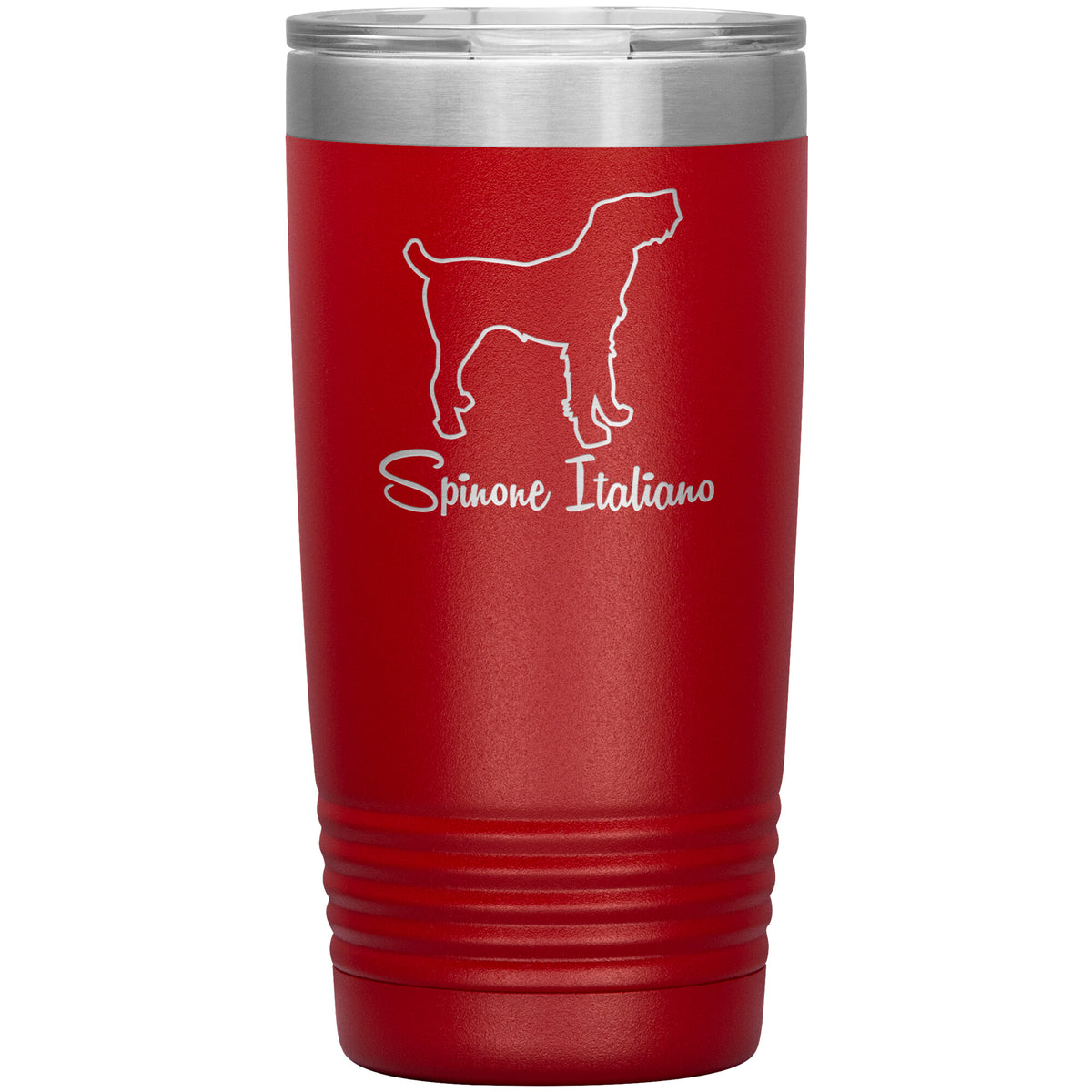 Spinone Italiano Dog Outlined Silhouette 20oz Insulated Tumbler