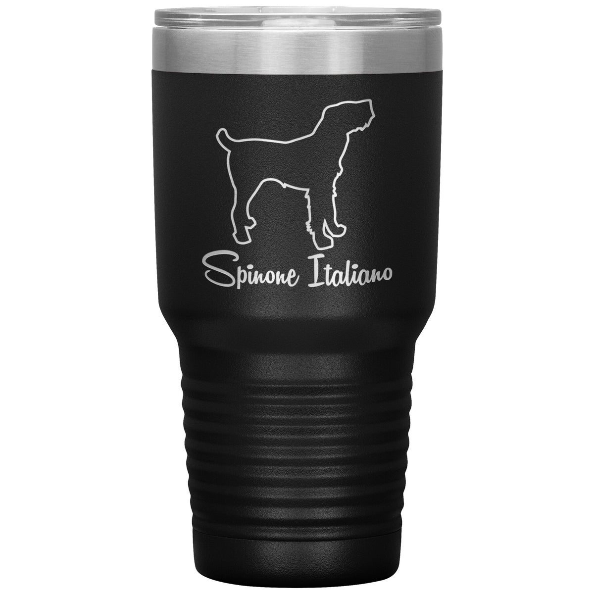 Spinone Italiano Dog Outlined Silhouette 30oz Insulated Tumbler