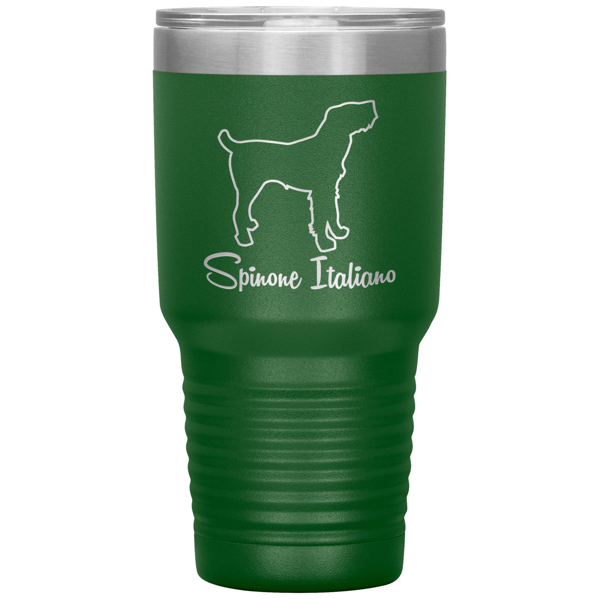 Spinone Italiano Dog Outlined Silhouette 30oz Insulated Tumbler
