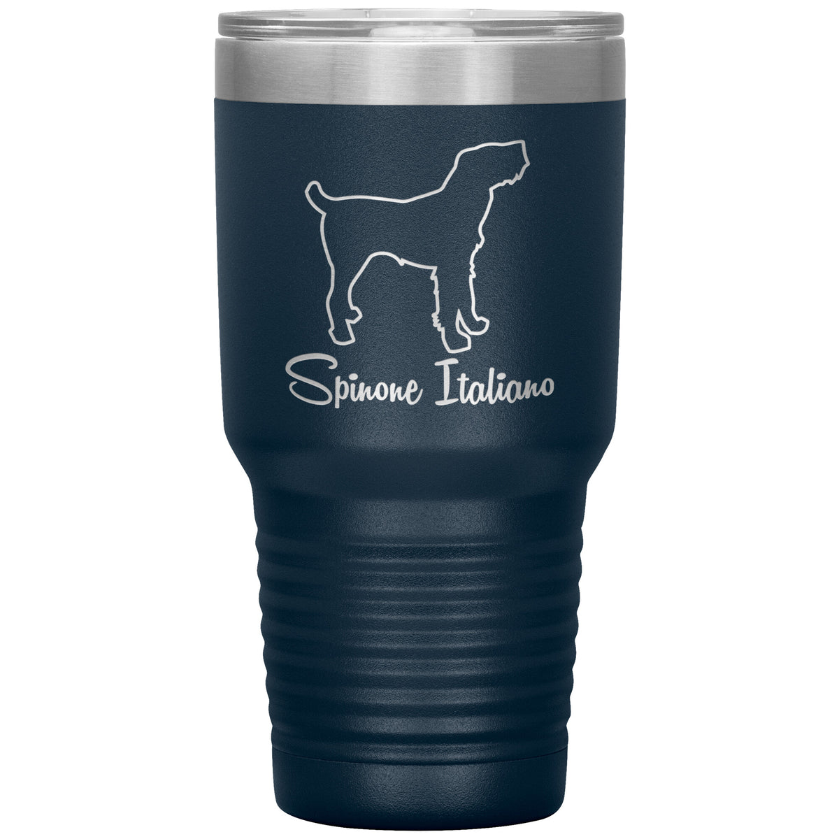 Spinone Italiano Dog Outlined Silhouette 30oz Insulated Tumbler