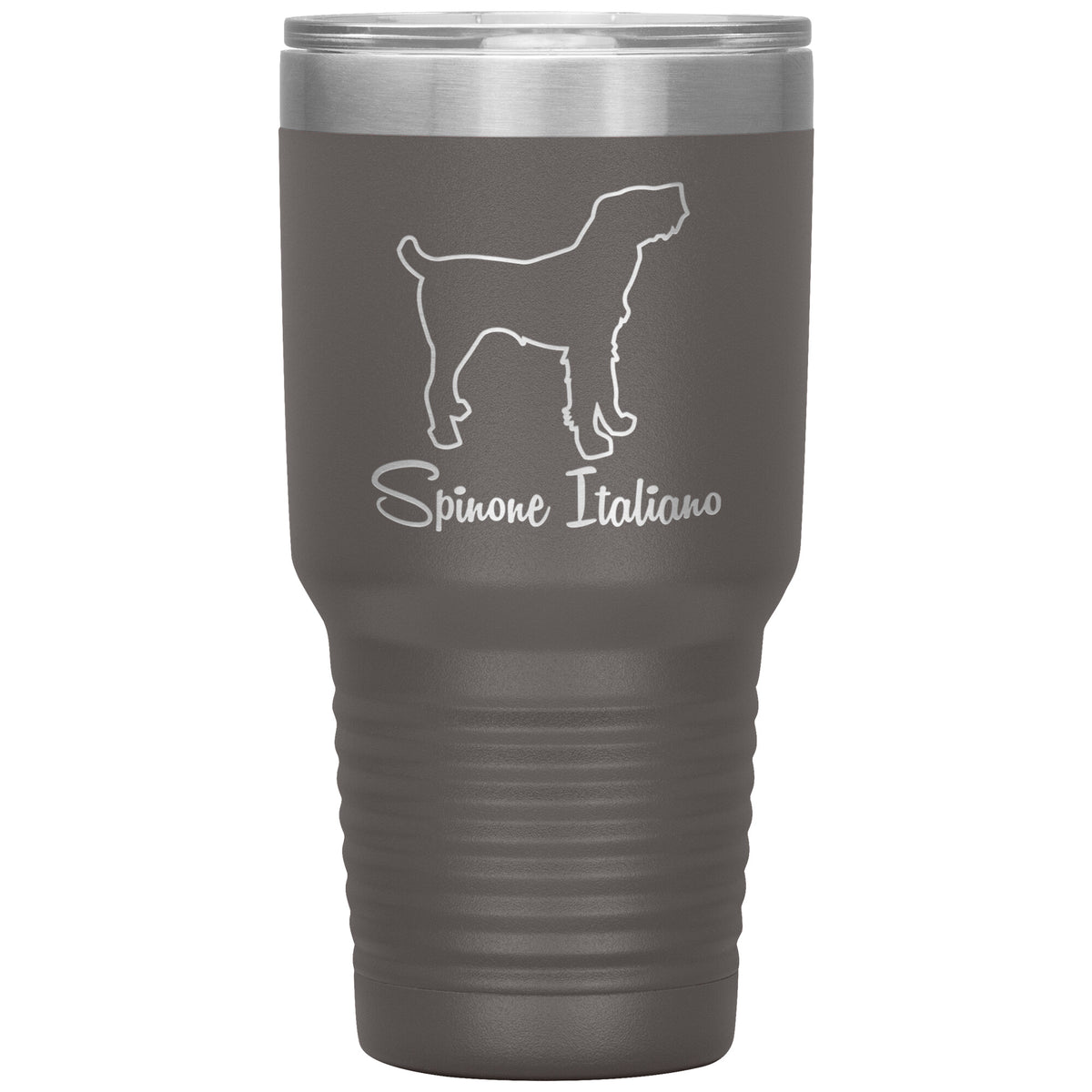 Spinone Italiano Dog Outlined Silhouette 30oz Insulated Tumbler