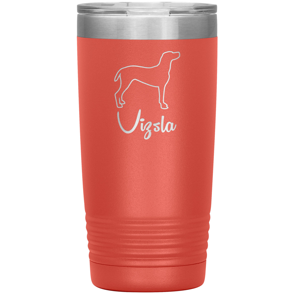 Vizsla Dog Outlined Silhouette 20oz Insulated Tumbler