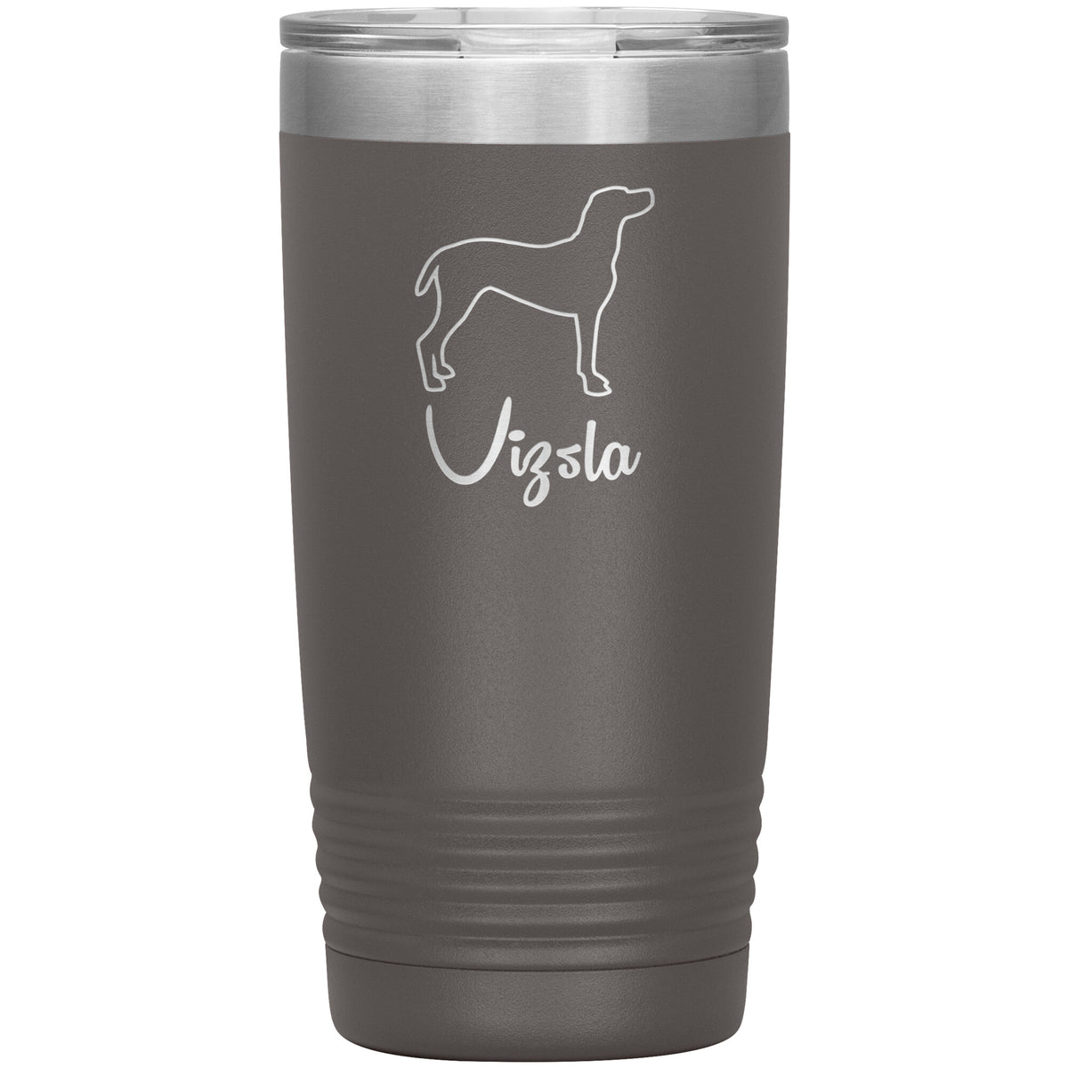 Vizsla Dog Outlined Silhouette 20oz Insulated Tumbler
