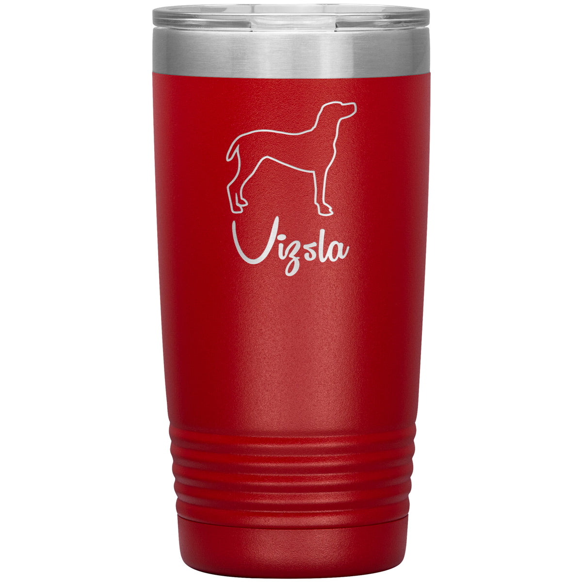 Vizsla Dog Outlined Silhouette 20oz Insulated Tumbler