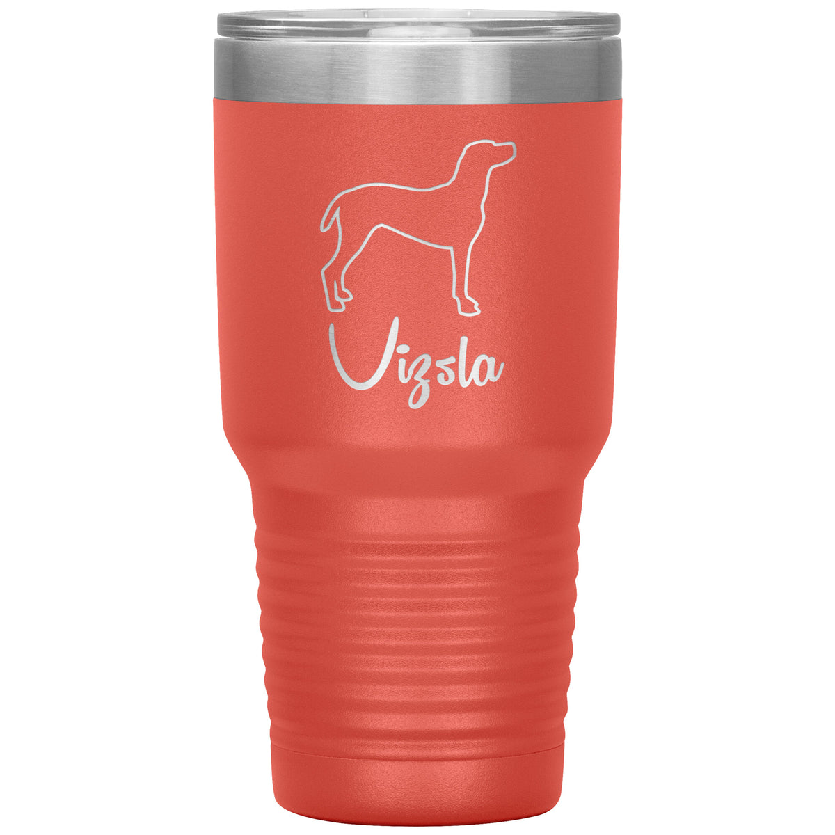 Vizsla Dog Outlined Silhouette 30oz Insulated Tumbler