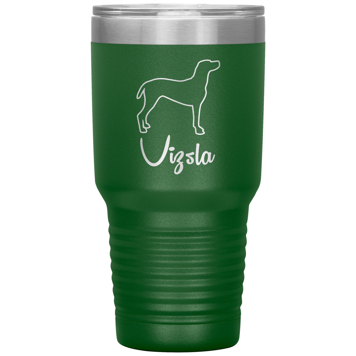 Vizsla Dog Outlined Silhouette 30oz Insulated Tumbler