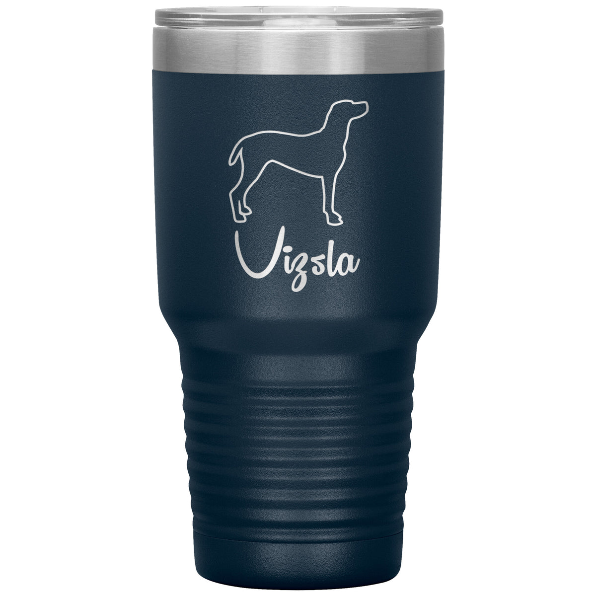 Vizsla Dog Outlined Silhouette 30oz Insulated Tumbler