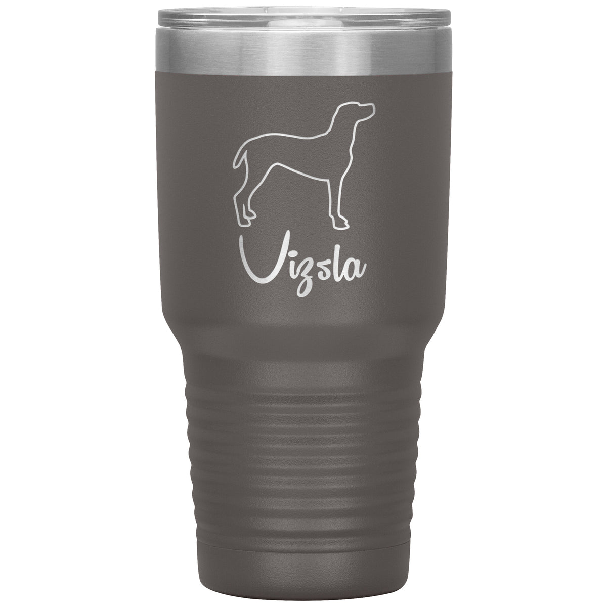 Vizsla Dog Outlined Silhouette 30oz Insulated Tumbler