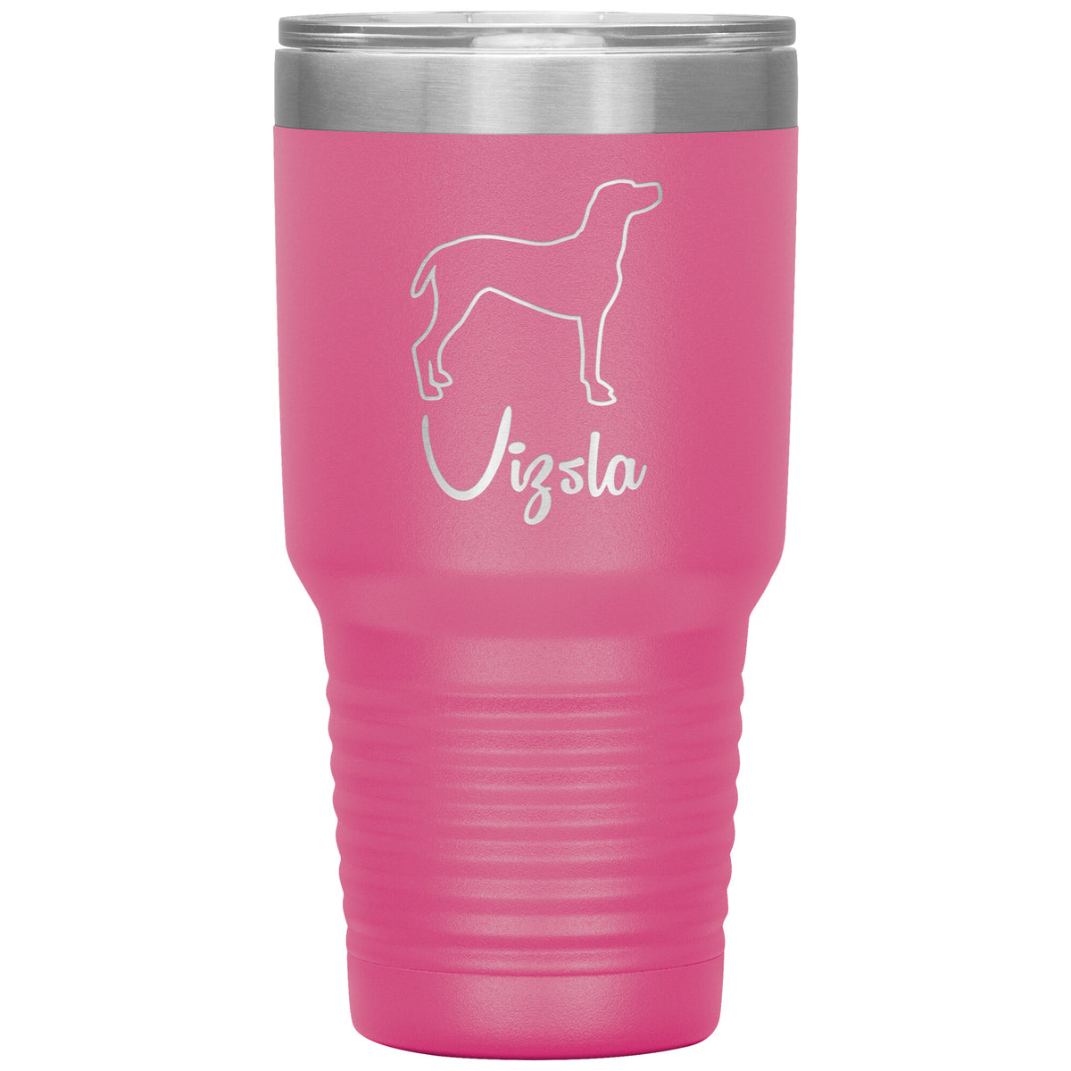 Vizsla Dog Outlined Silhouette 30oz Insulated Tumbler