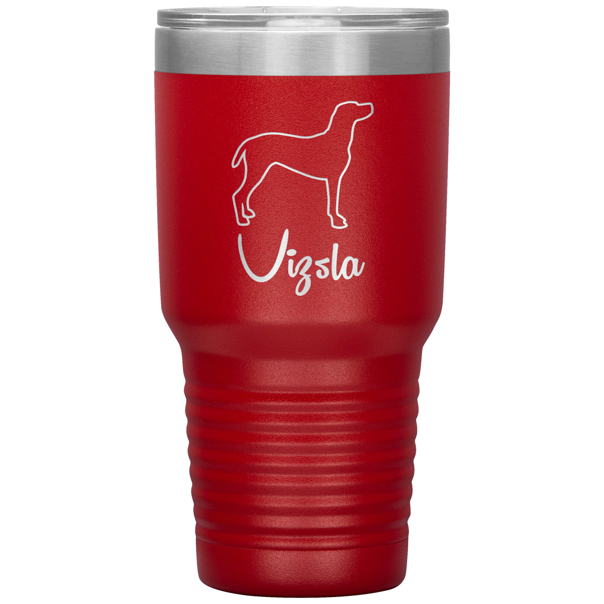 Vizsla Dog Outlined Silhouette 30oz Insulated Tumbler