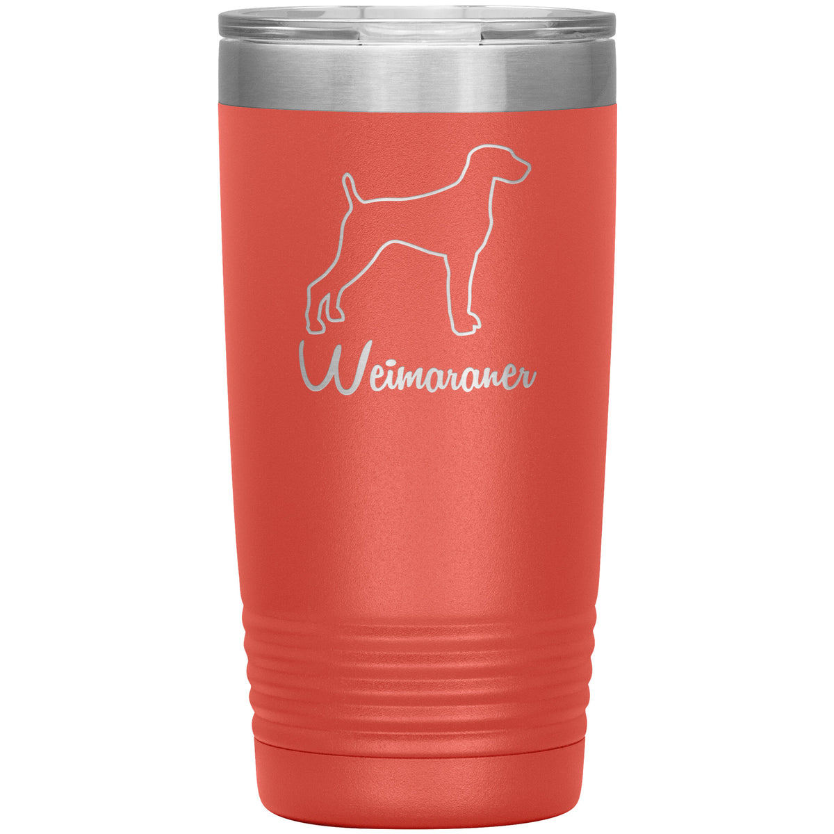 Weimaraner Dog Outlined Silhouette 20oz Insulated Tumbler