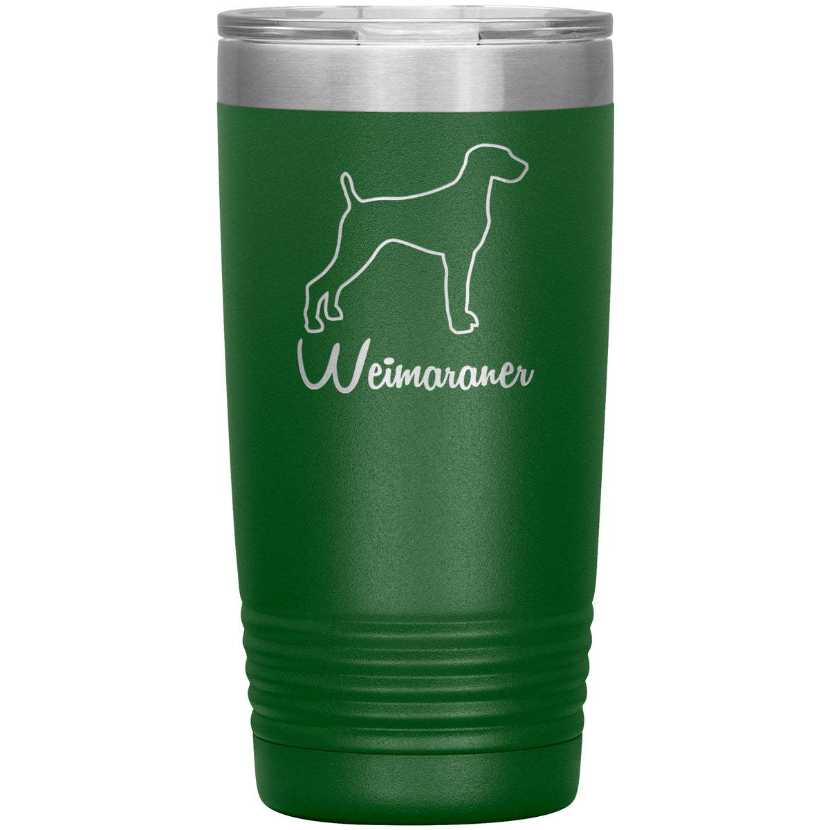 Weimaraner Dog Outlined Silhouette 20oz Insulated Tumbler