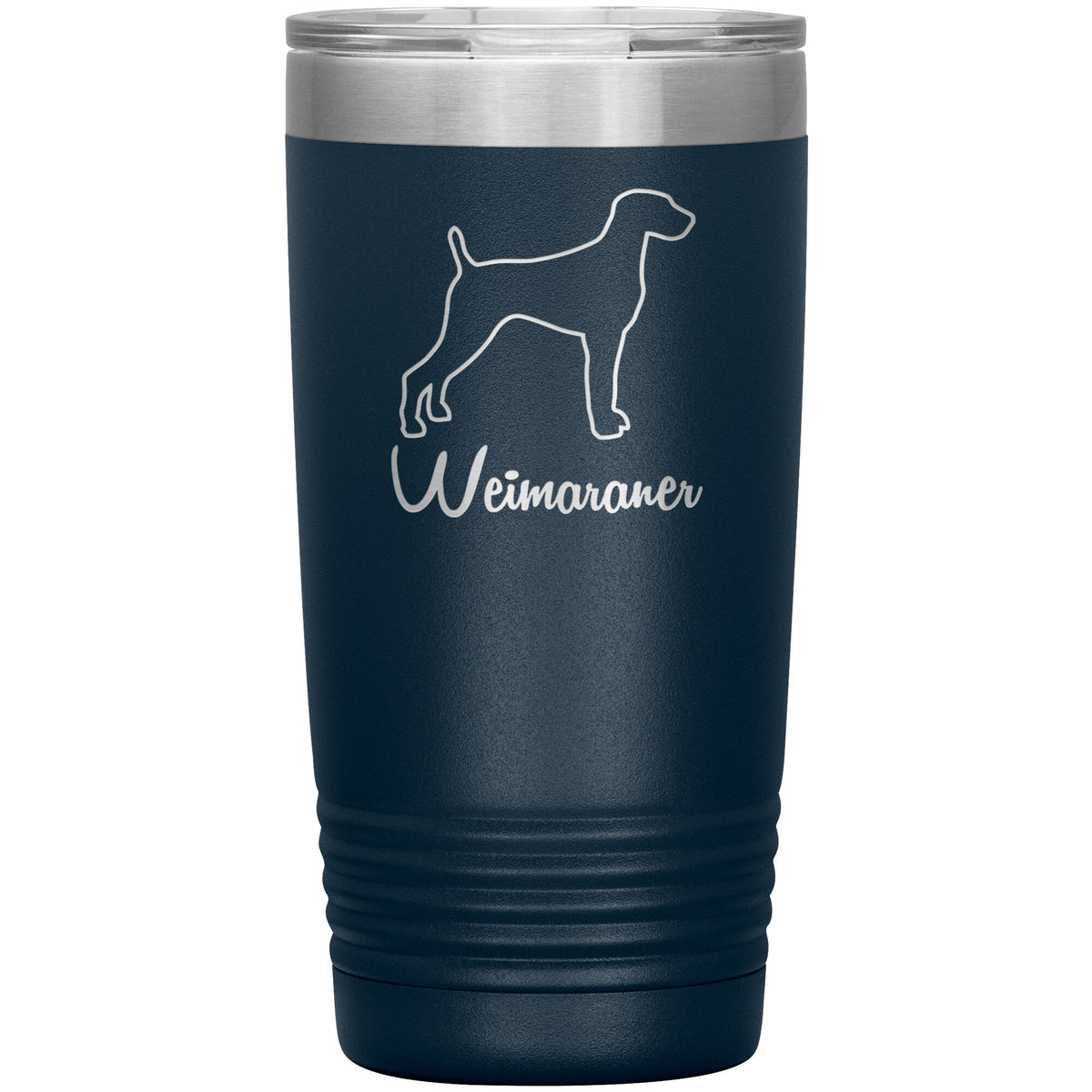 Weimaraner Dog Outlined Silhouette 20oz Insulated Tumbler
