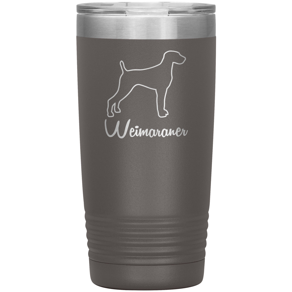 Weimaraner Dog Outlined Silhouette 20oz Insulated Tumbler