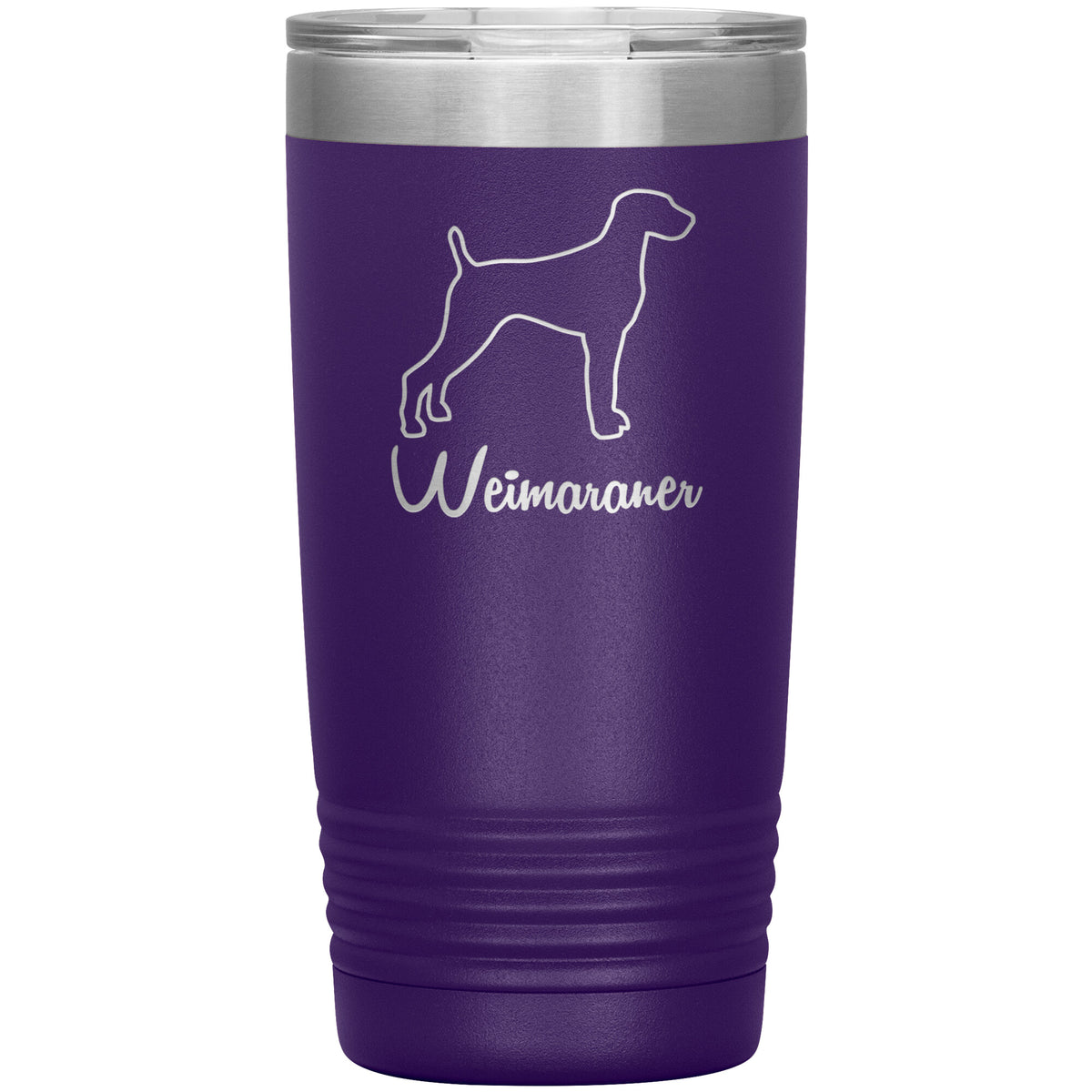 Weimaraner Dog Outlined Silhouette 20oz Insulated Tumbler