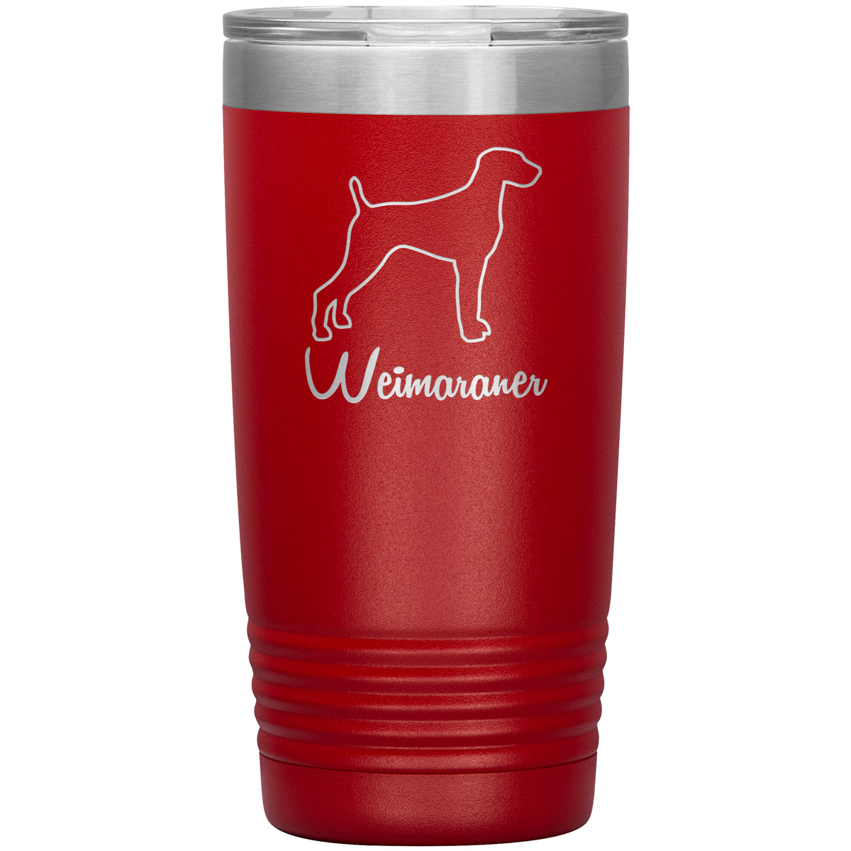 Weimaraner Dog Outlined Silhouette 20oz Insulated Tumbler