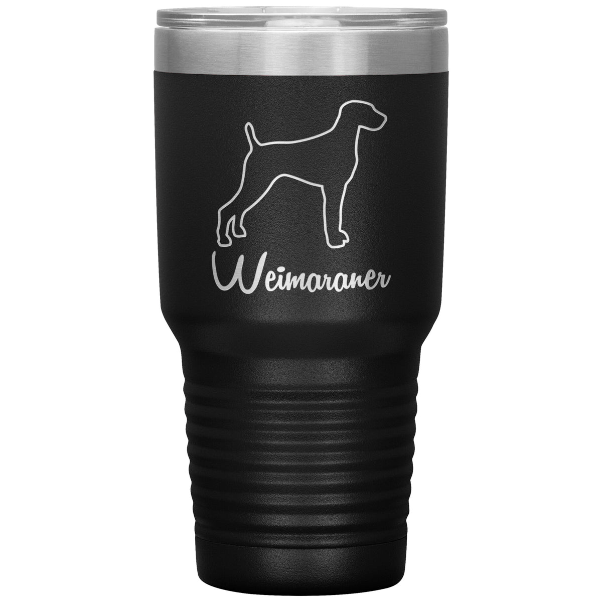 Weimaraner Dog Outlined Silhouette 30oz Insulated Tumbler