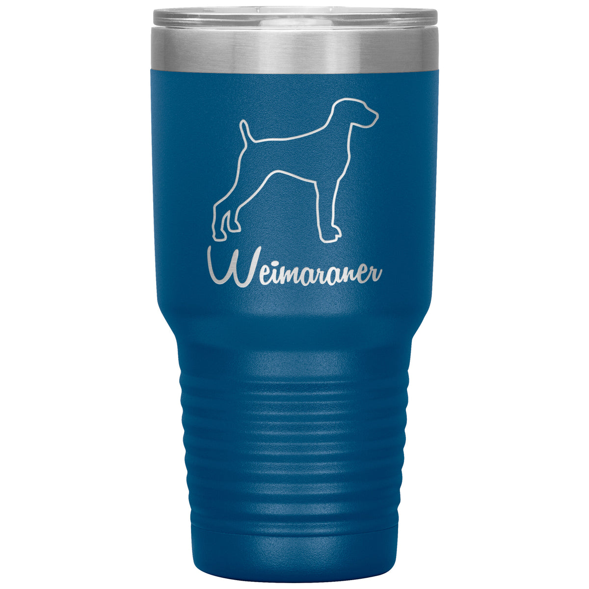 Weimaraner Dog Outlined Silhouette 30oz Insulated Tumbler
