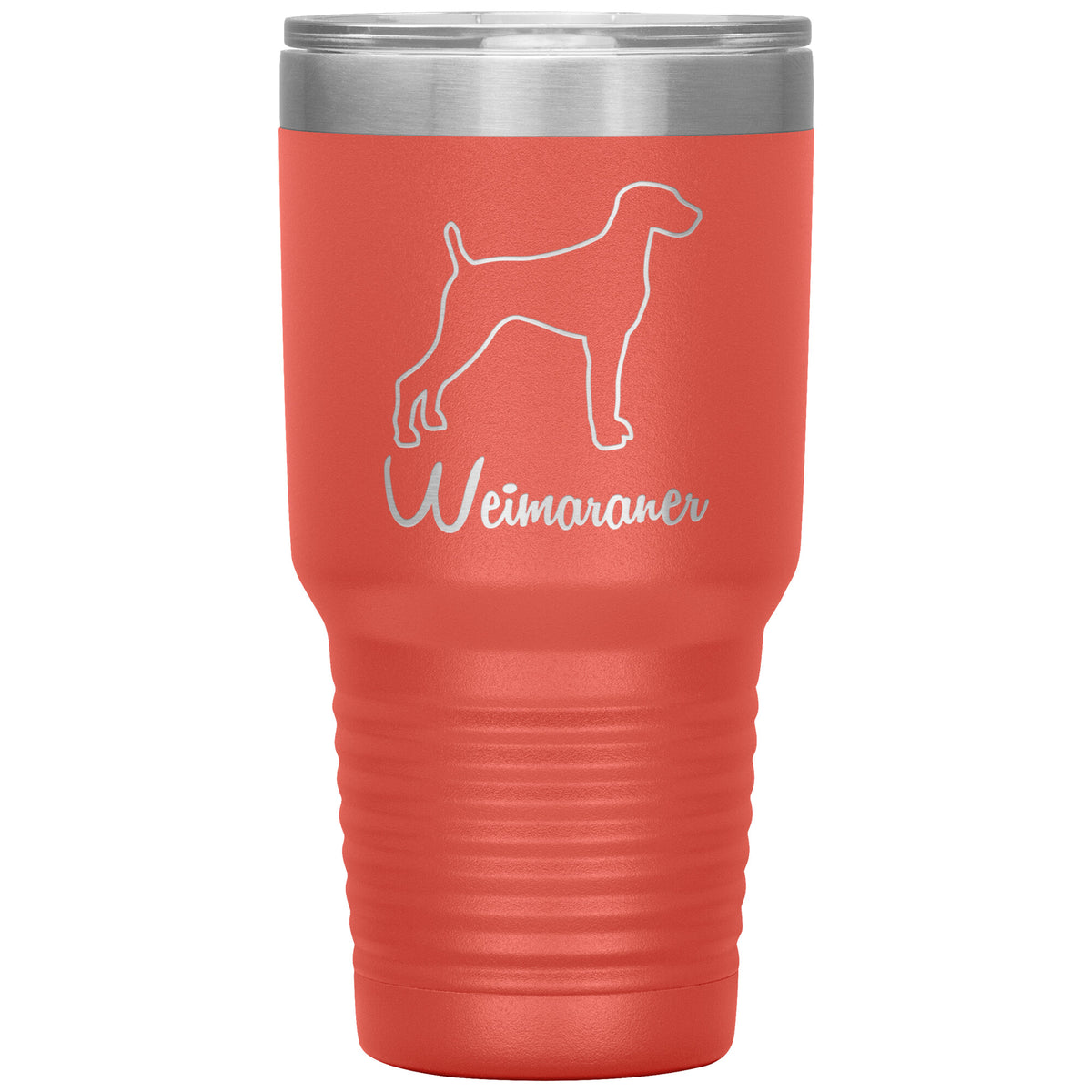 Weimaraner Dog Outlined Silhouette 30oz Insulated Tumbler