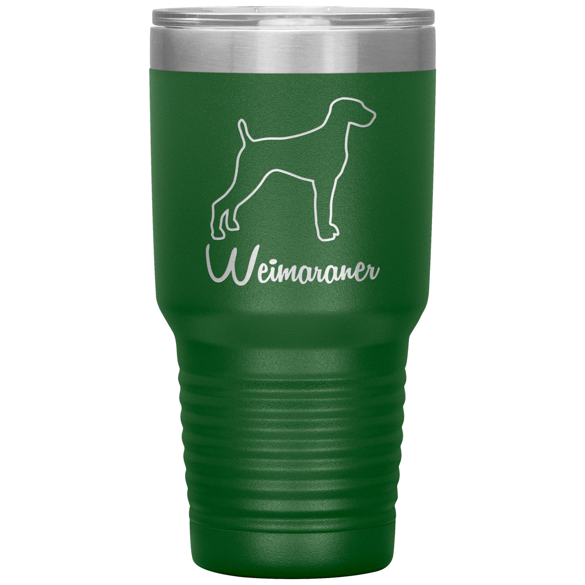 Weimaraner Dog Outlined Silhouette 30oz Insulated Tumbler