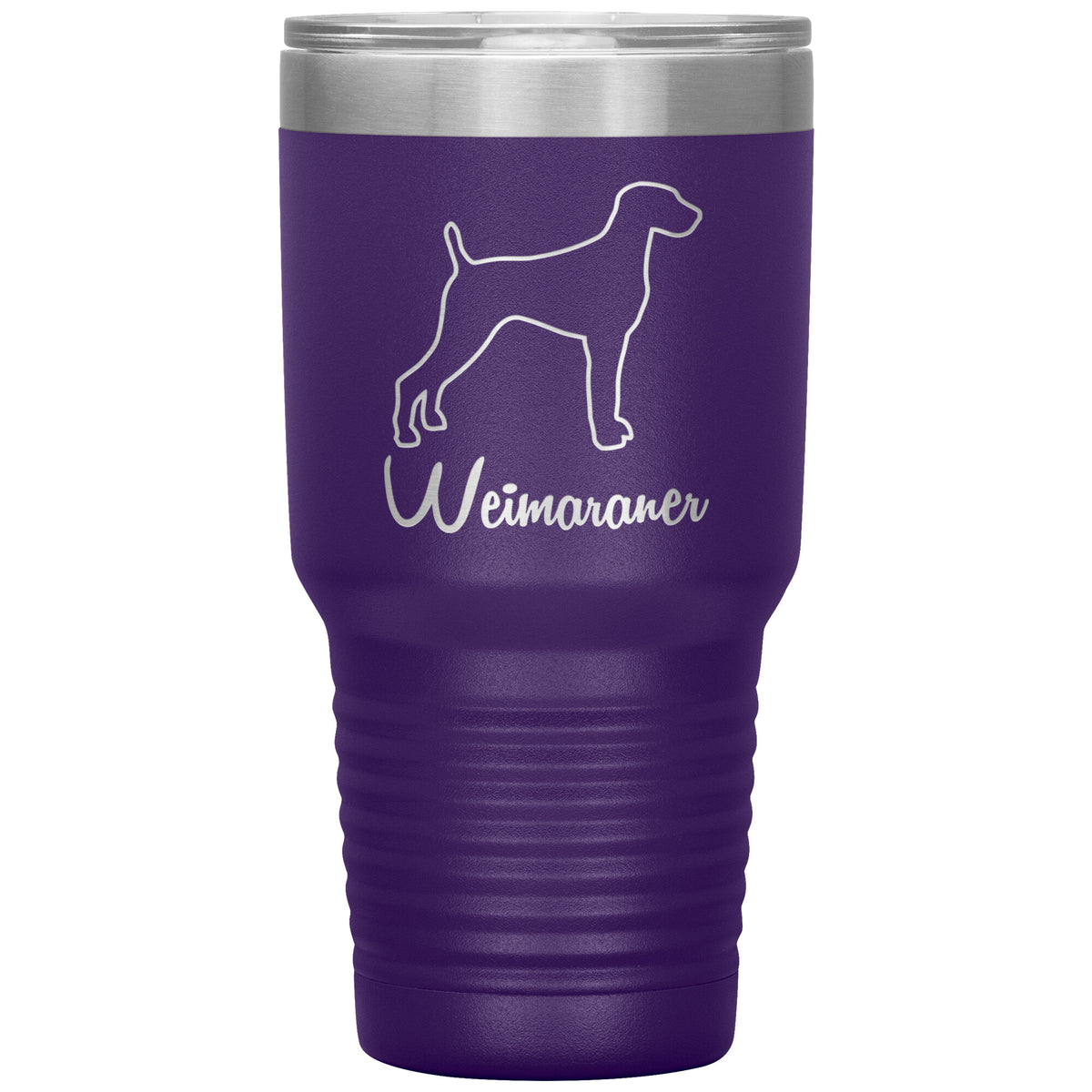 Weimaraner Dog Outlined Silhouette 30oz Insulated Tumbler