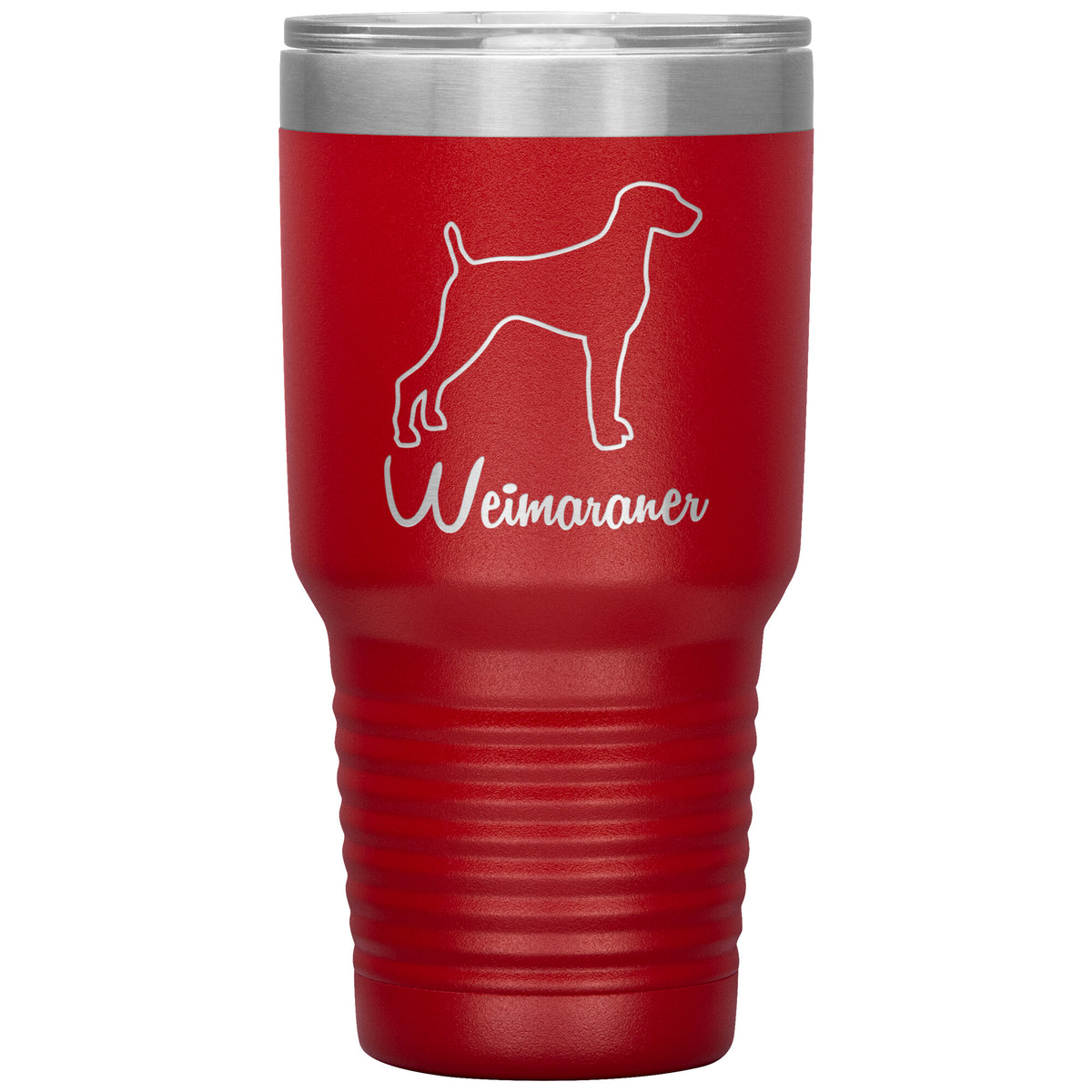 Weimaraner Dog Outlined Silhouette 30oz Insulated Tumbler
