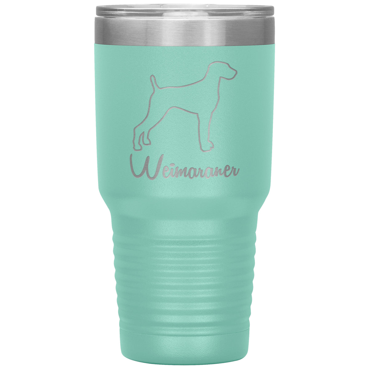 Weimaraner Dog Outlined Silhouette 30oz Insulated Tumbler