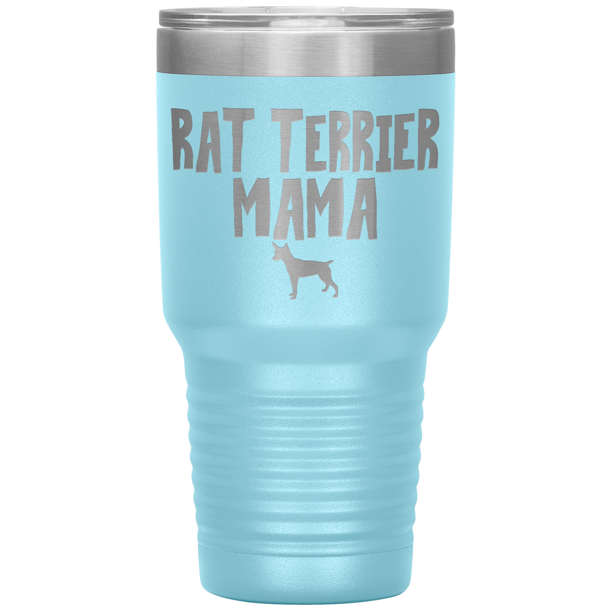 Rat Terrier Mama 30 Oz Vacuum Tumbler