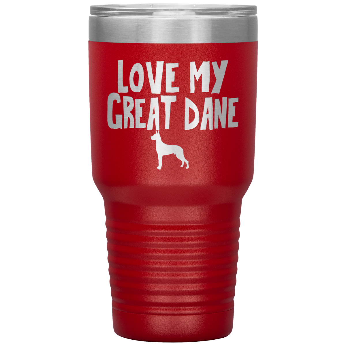 Love My Great Dane 30 Oz Vacuum Tumbler