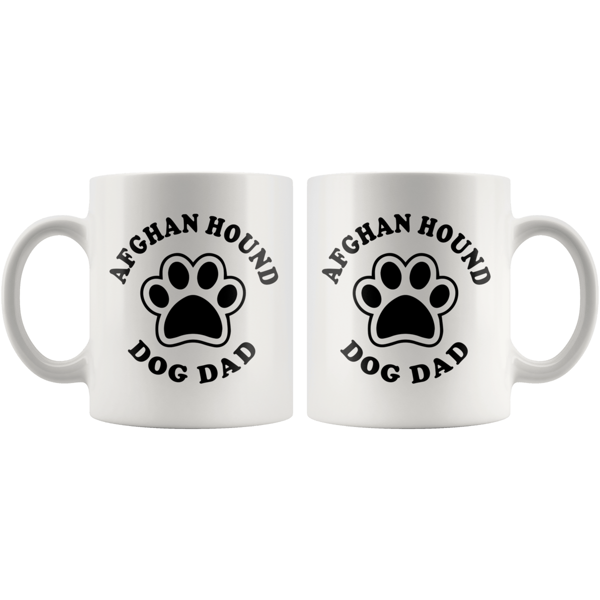 Afghan Hound Dog Dad Coffee / Tea Ceramic Mug - 11oz / 15oz Drinkware