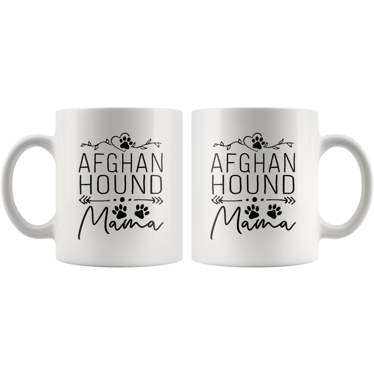 Afghan Hound Dog Mama Coffee / Tea Ceramic Mug - 11oz / 15oz Drinkware