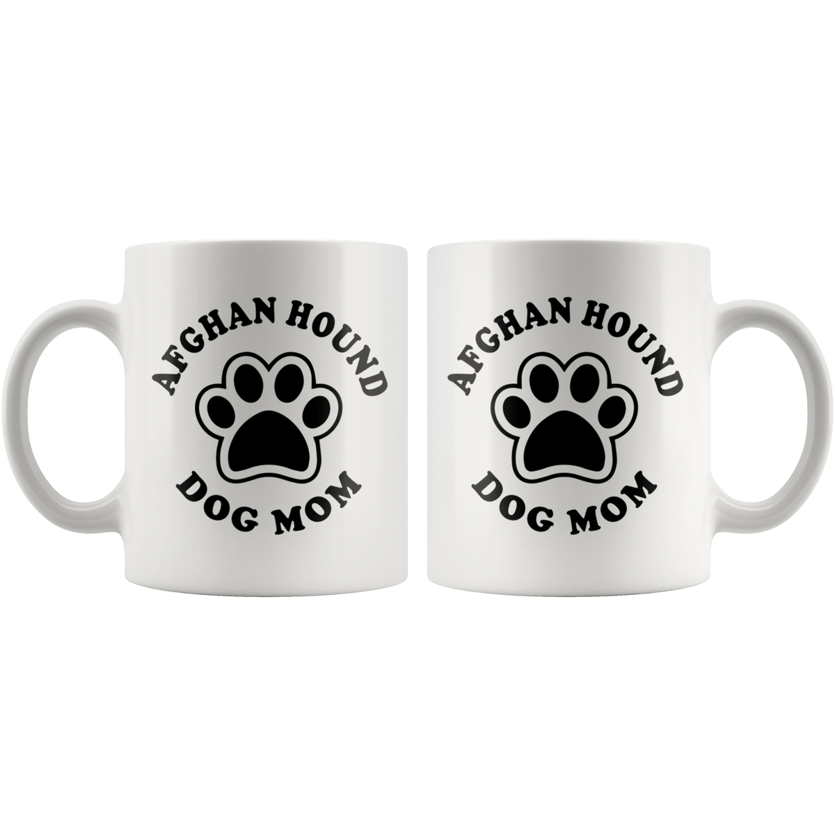 Afghan Hound Dog Mom Coffee / Tea Ceramic Mug - 11oz / 15oz Drinkware