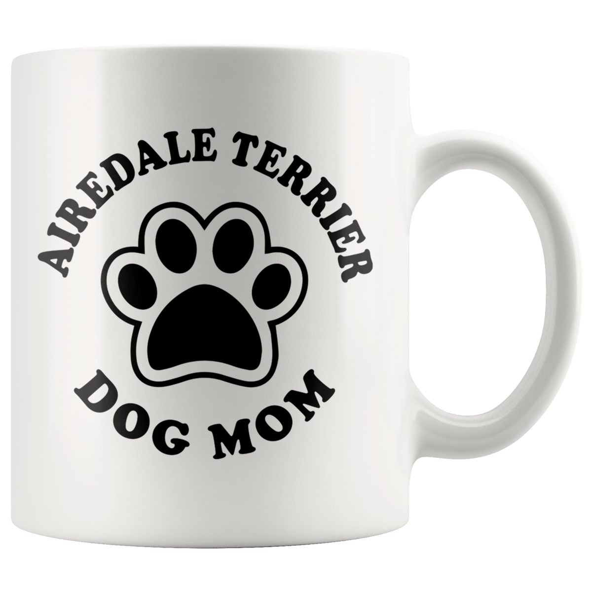 Airedale Terrier Dog Mom Coffee / Tea Ceramic Mug - 11oz / 15oz Drinkware 11oz Mug