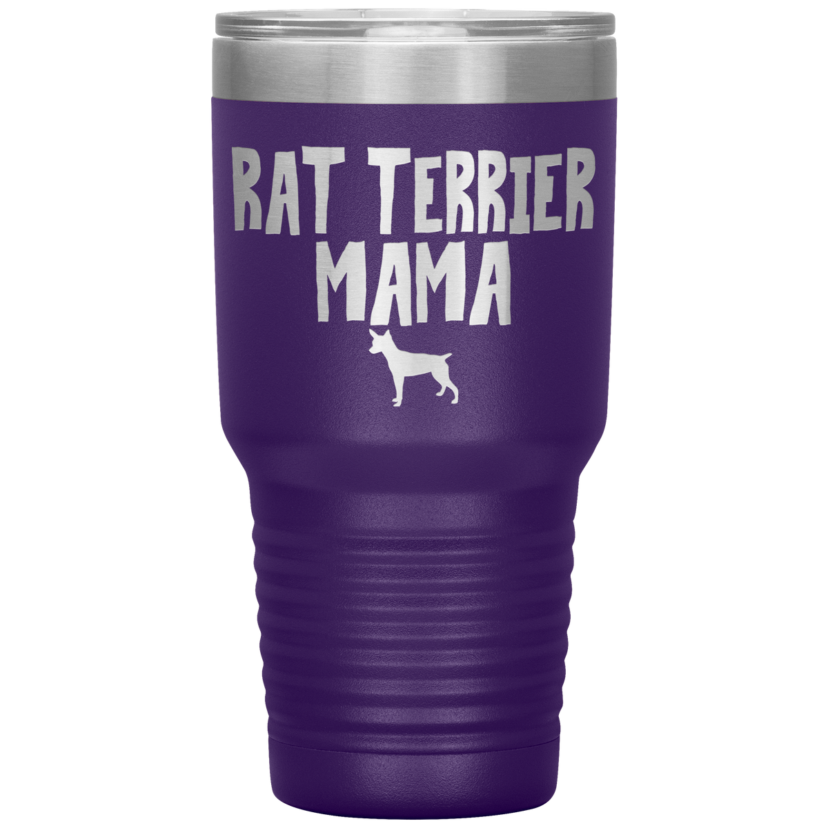 Rat Terrier Mama 30 Oz Vacuum Tumbler