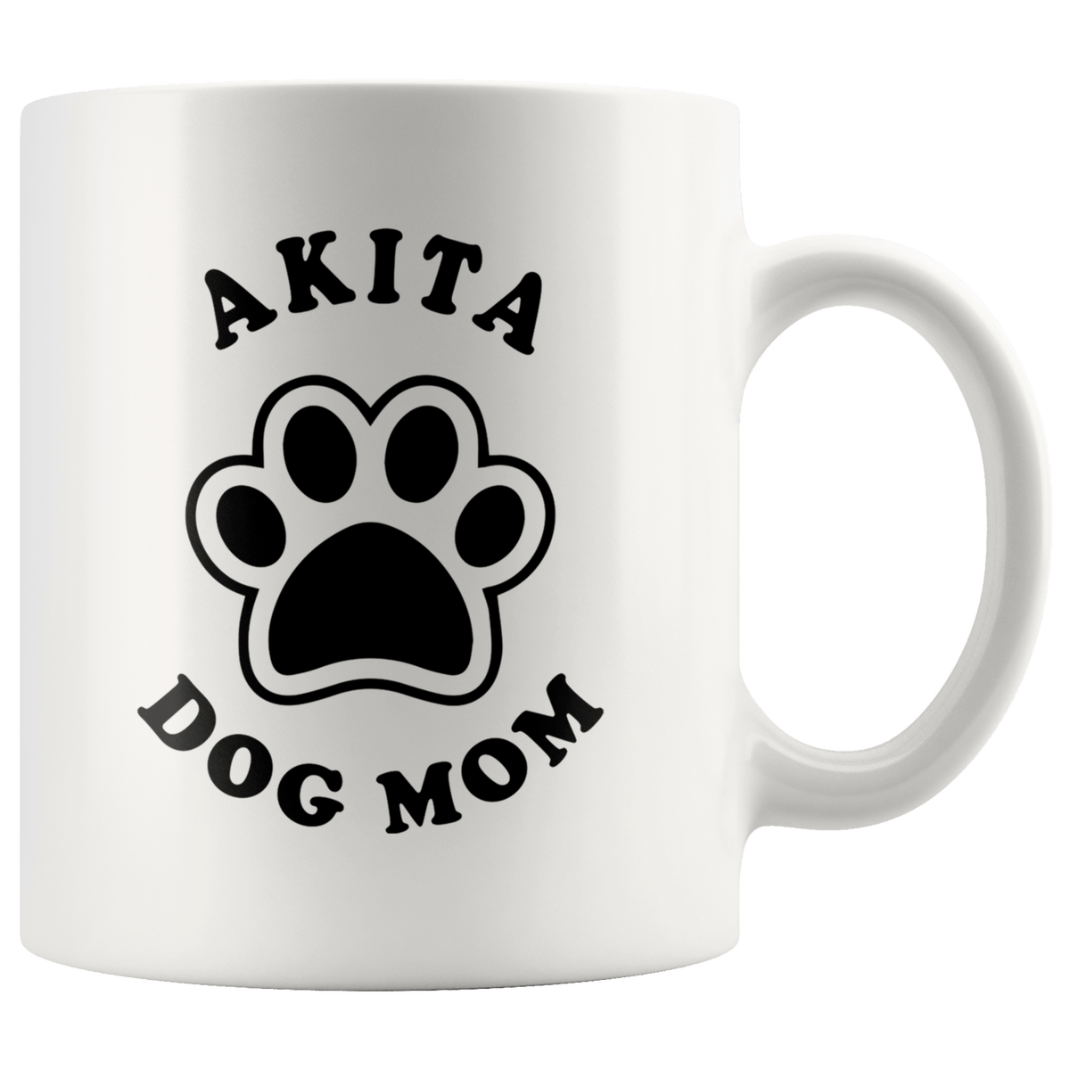 Akita Dog Mom Coffee / Tea Ceramic Mug - 11oz / 15oz Drinkware 11oz Mug