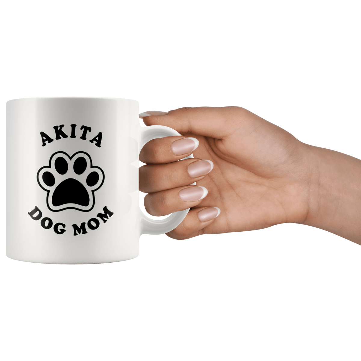 Akita Dog Mom Coffee / Tea Ceramic Mug - 11oz / 15oz Drinkware