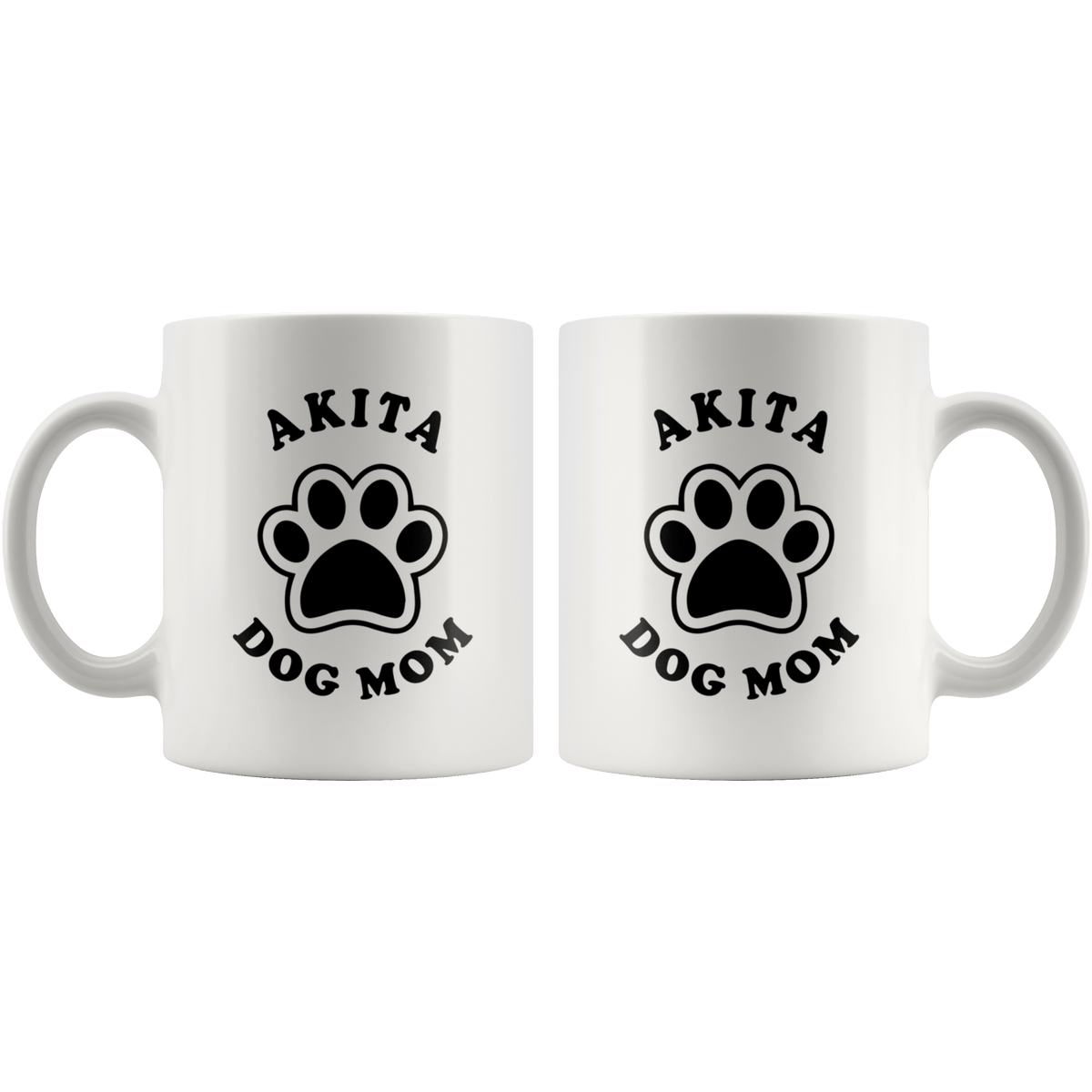 Akita Dog Mom Coffee / Tea Ceramic Mug - 11oz / 15oz Drinkware