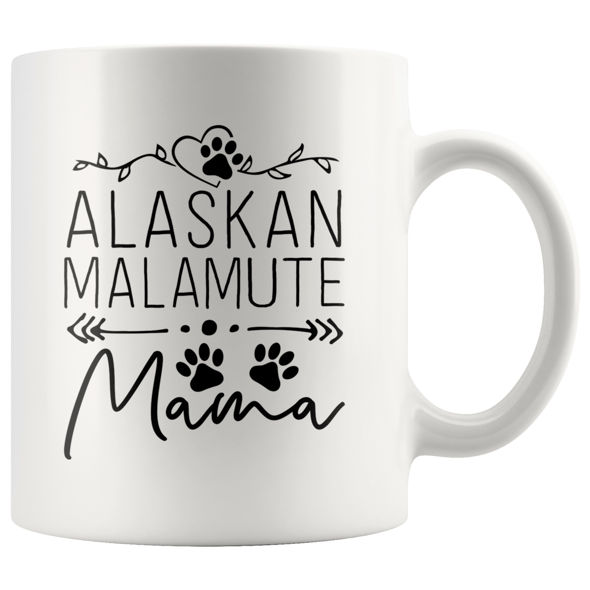 Alaskan Malamute Dog Mama Coffee / Tea Ceramic Mug - 11oz / 15oz Drinkware 11oz Mug