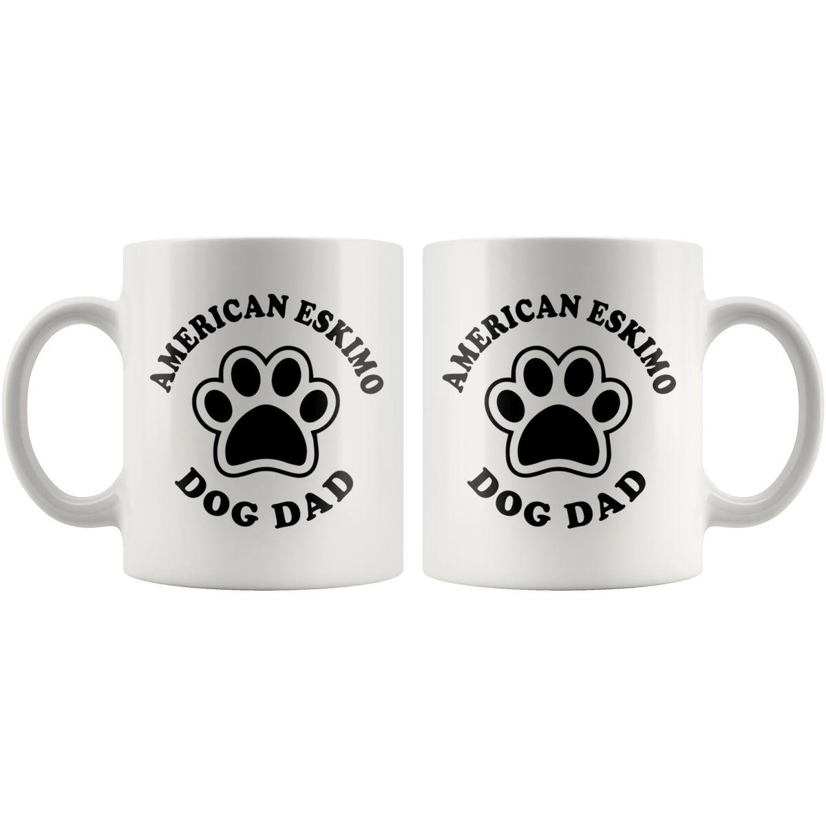 American Eskimo Dog Dad Coffee / Tea Ceramic Mug - 11oz / 15oz Drinkware