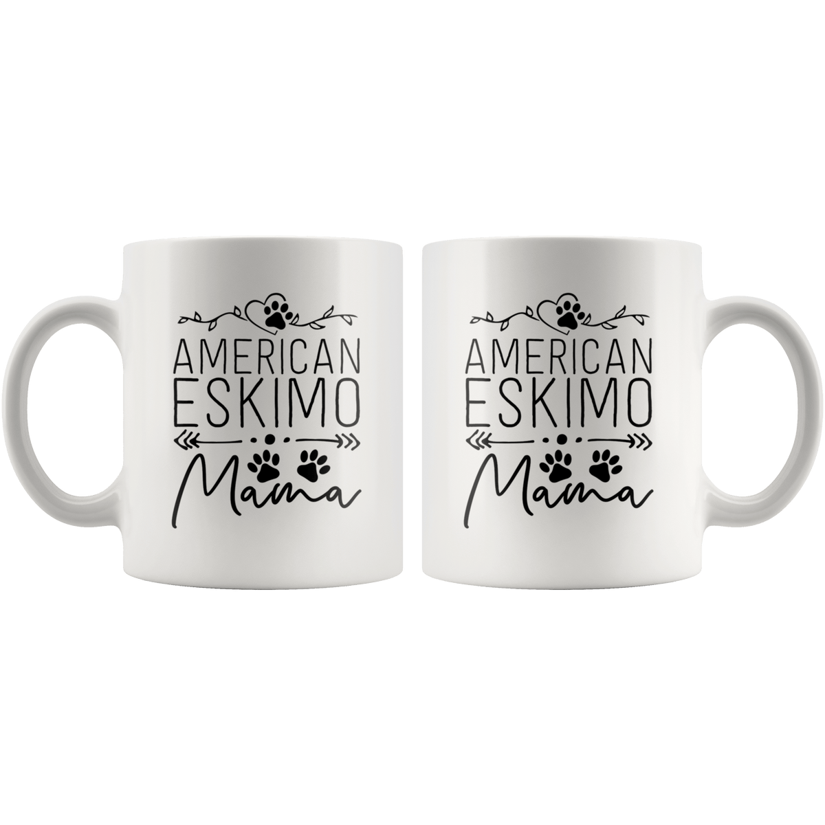 American Eskimo Dog Mama Coffee / Tea Ceramic Mug - 11oz / 15oz Drinkware