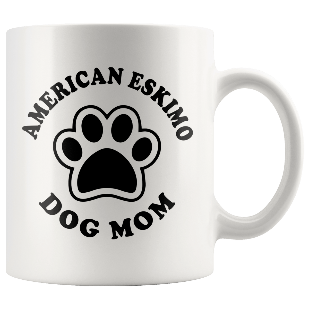 American Eskimo Dog Mom Coffee / Tea Ceramic Mug - 11oz / 15oz Drinkware 11oz Mug