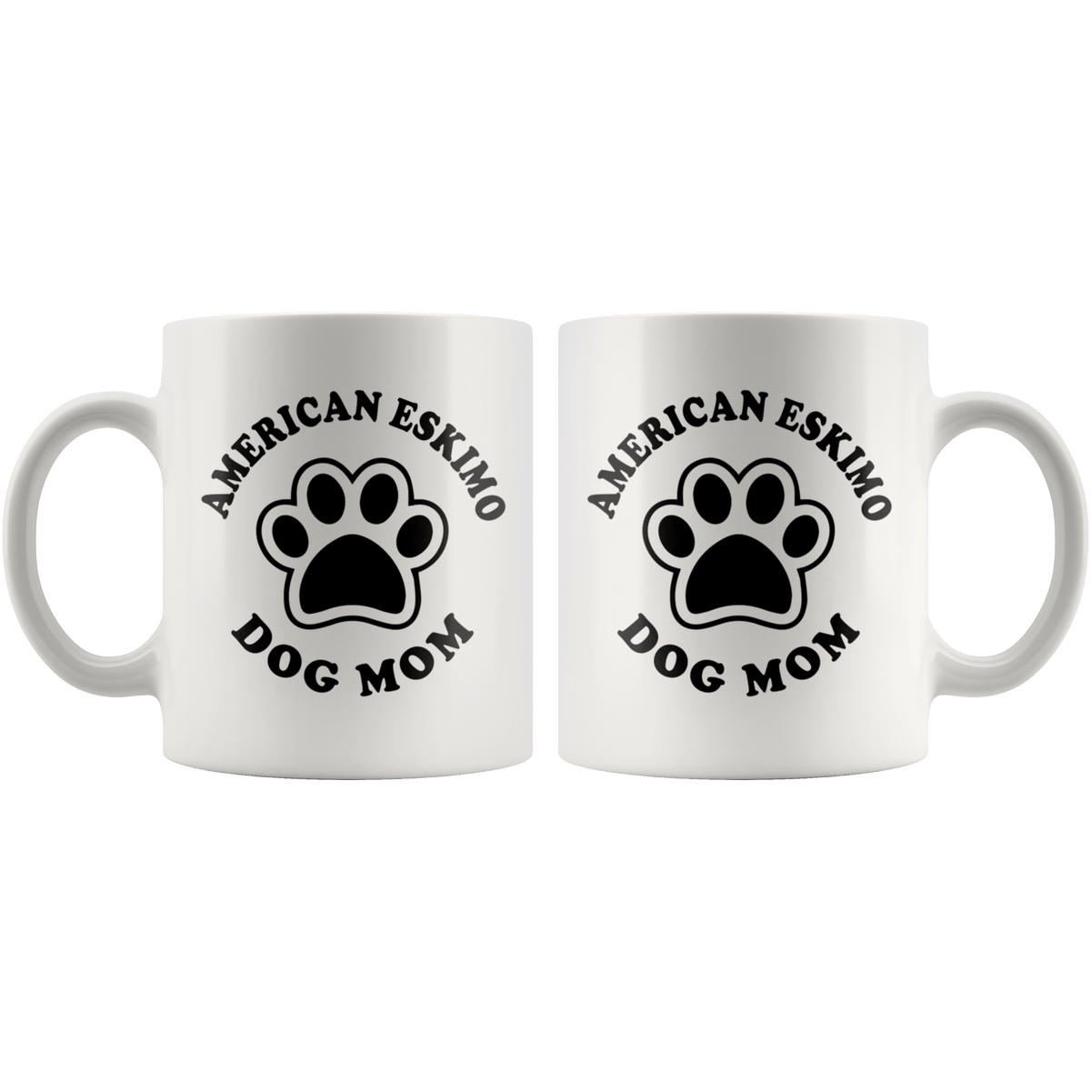 American Eskimo Dog Mom Coffee / Tea Ceramic Mug - 11oz / 15oz Drinkware