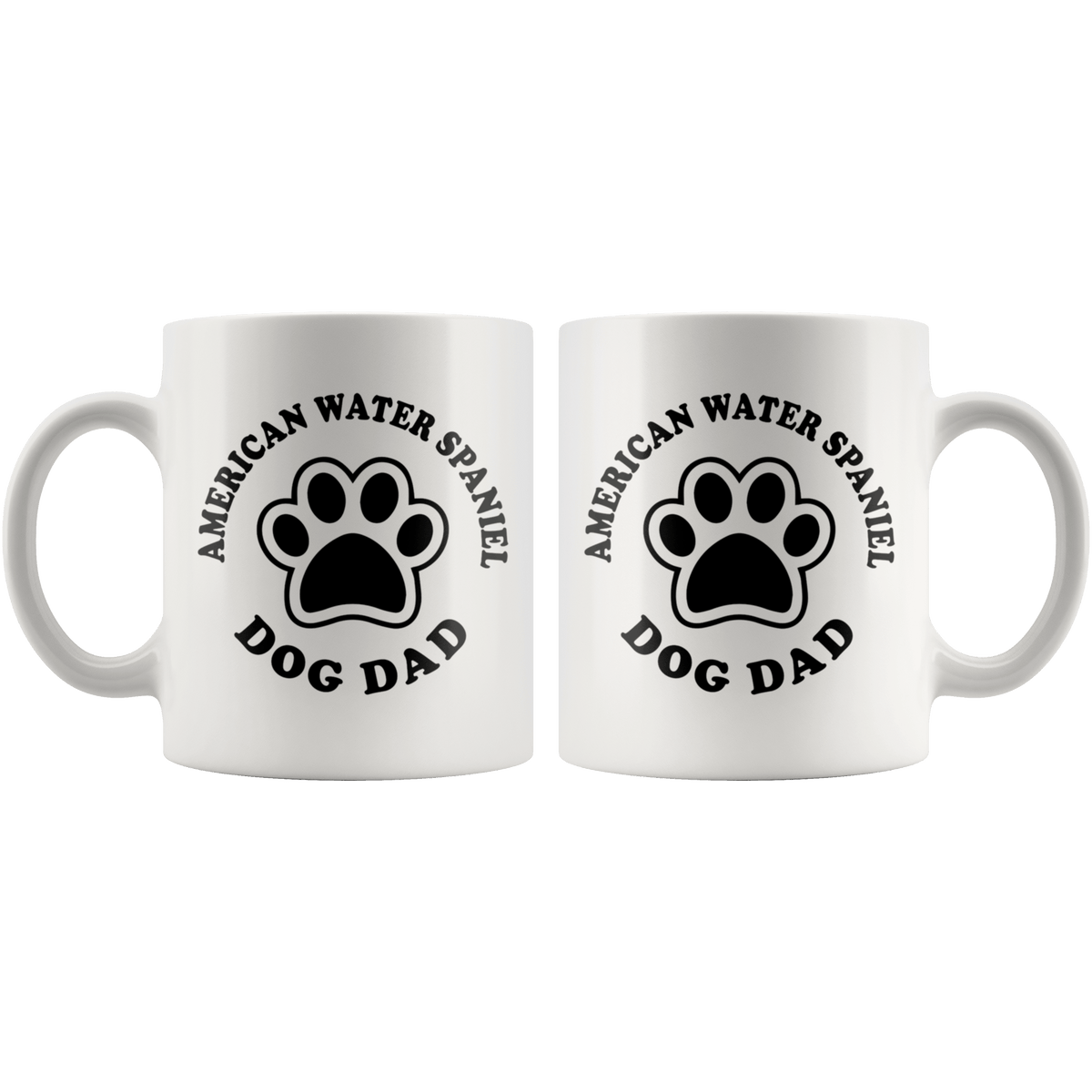 American Water Spaniel Dog Dad Coffee / Tea Ceramic Mug - 11oz / 15oz Drinkware