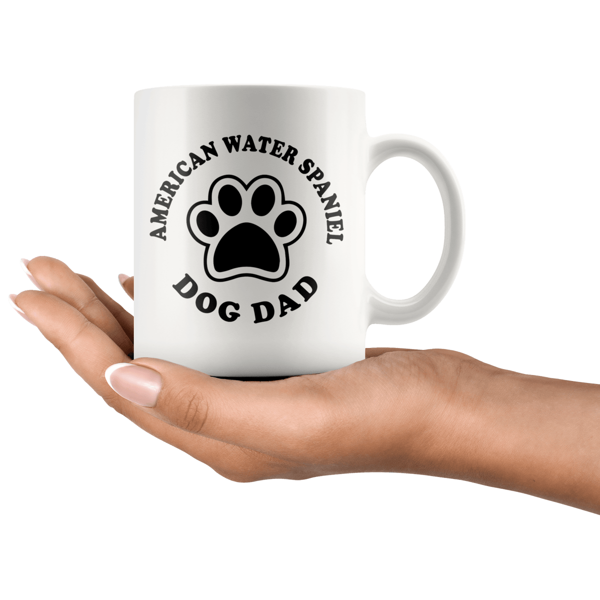 American Water Spaniel Dog Dad Coffee / Tea Ceramic Mug - 11oz / 15oz Drinkware