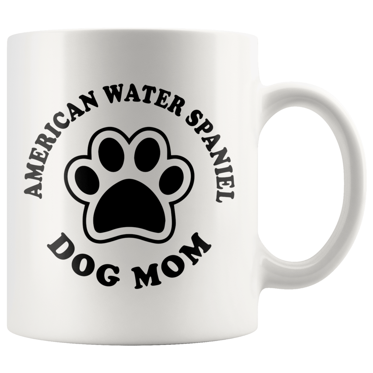 American Water Spaniel Dog Mom Coffee / Tea Ceramic Mug - 11oz / 15oz Drinkware 11oz Mug