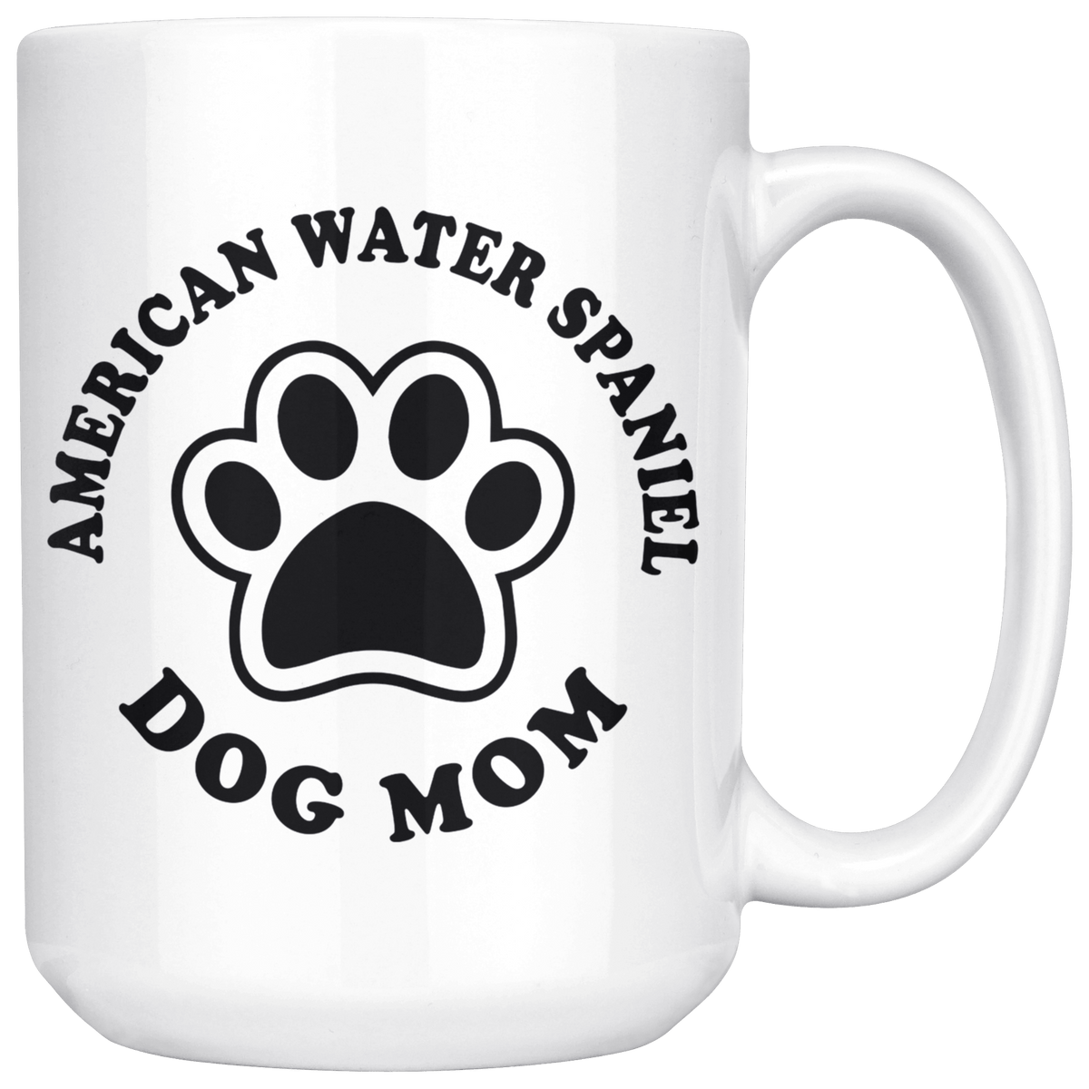 American Water Spaniel Dog Mom Coffee / Tea Ceramic Mug - 11oz / 15oz Drinkware 15oz Mug
